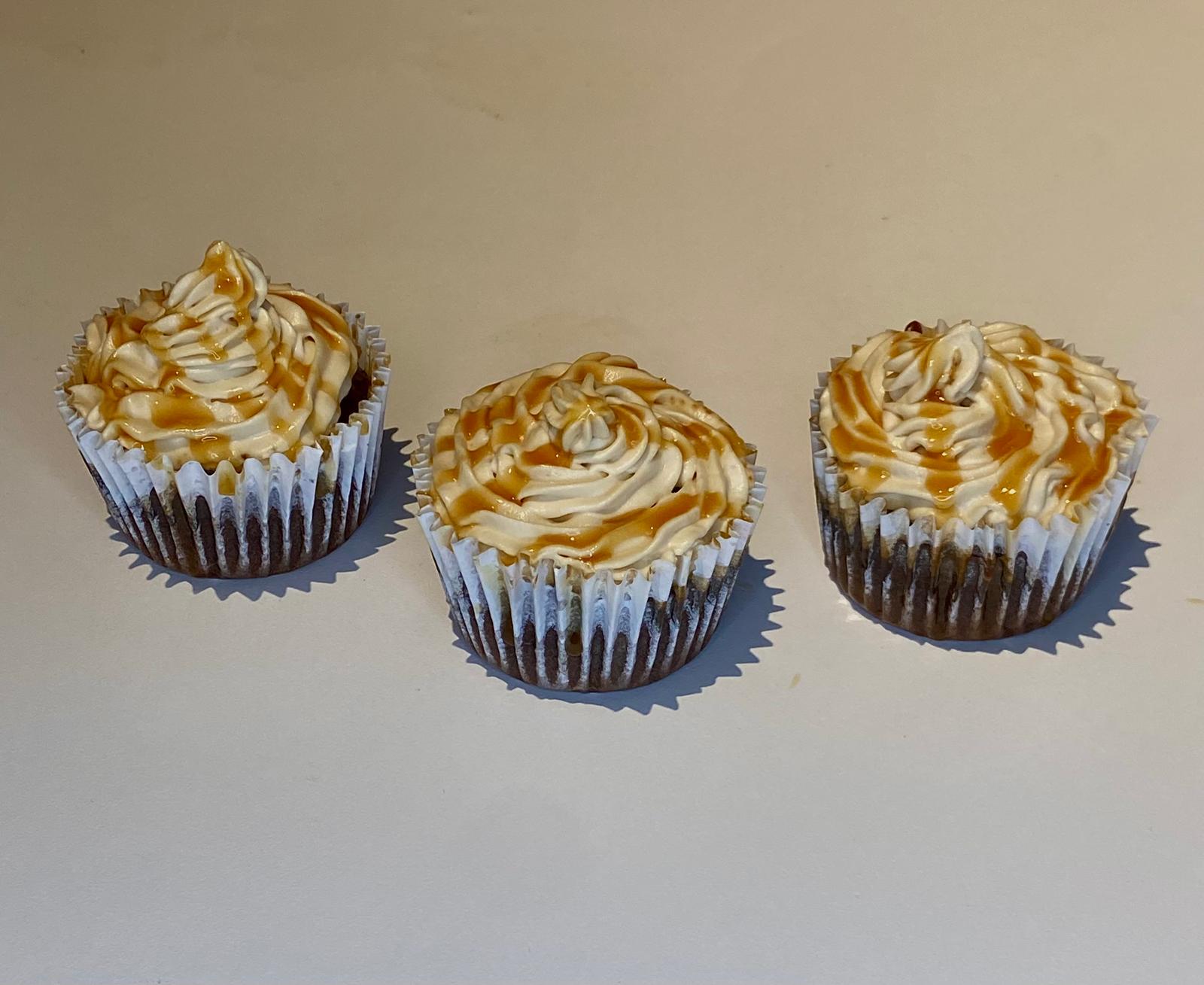 Caramel tiramisu cupcake
